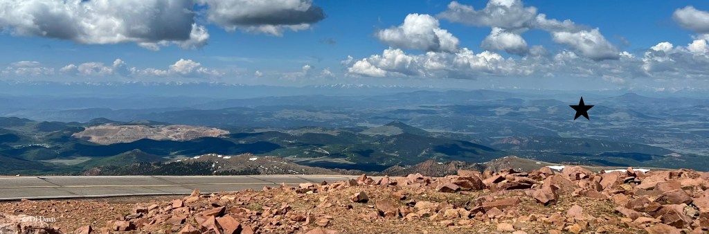The view from Pikes Peak